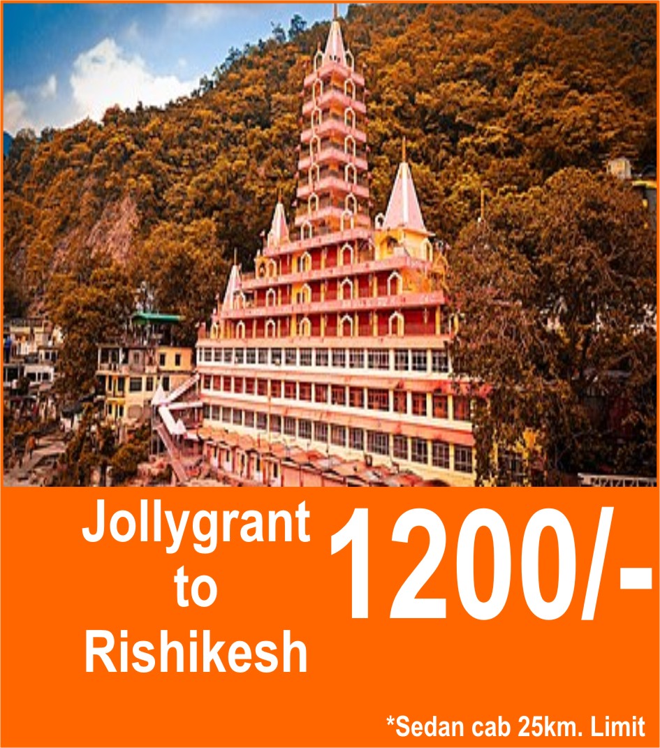 Jollygrant to Rishikesh taxi